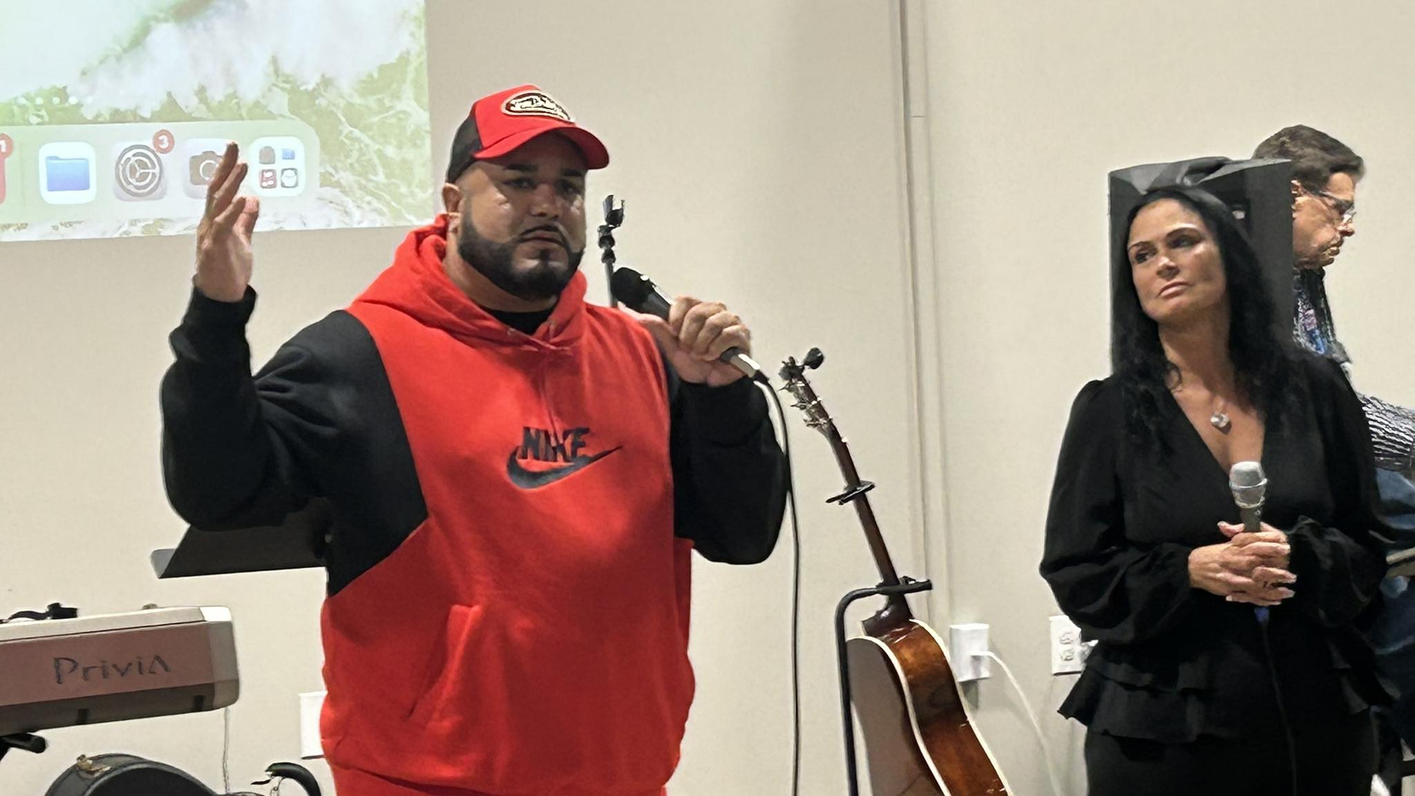 Giving testimony
